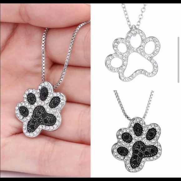 NWT Wholesale- 7 necklaces per purchase (Paw Rhinestones Necklace) - Picture 7 of 7